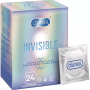 Durex Invisible Extra lube 24 gab.